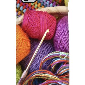 Crochet And Knitting Yarn iPhone Case