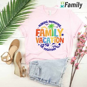 Family Vacation 2022 Custom Name T Shirt Making Memories Together Family 5