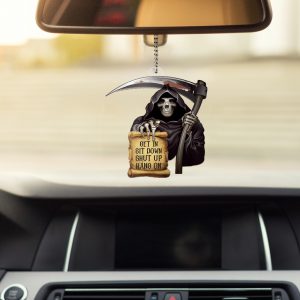 Get In Site Down Hanging Car Ornament