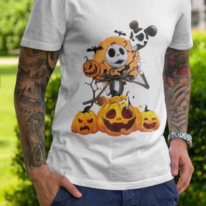 Jack Skellington Disney Pumpkin Shirt