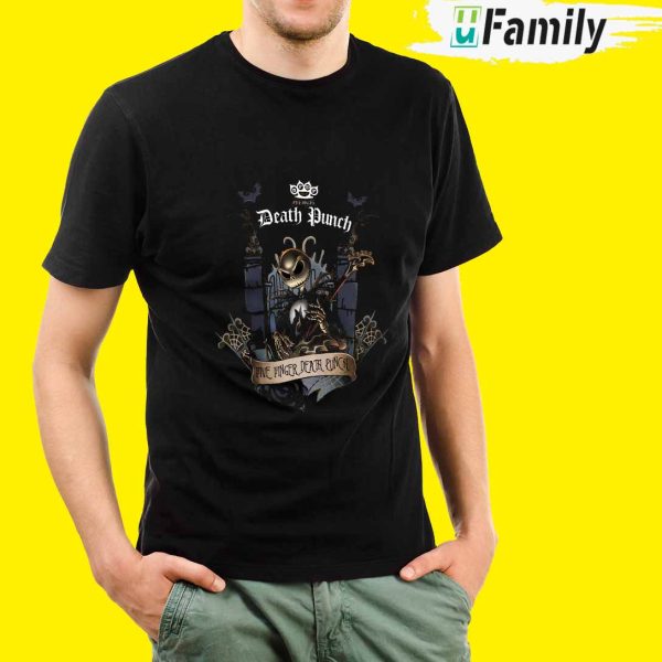 Jack Skellington Five Finger Death Punch Shirt
