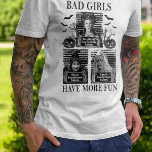 Sanderson Sisters Bad Girl Shirt, Hocus Pocus Gift Vintage