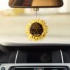 Sunflower Skull Hanging Car Ornament