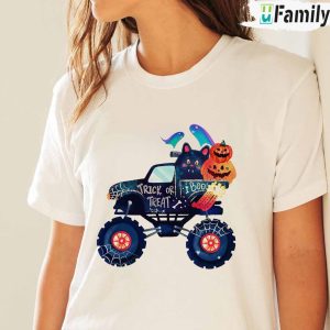 Trick or treat monster truck Shirt Halloween gift for kid2