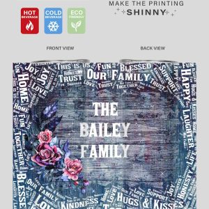 Bailey Family Glitter Tumbler 2