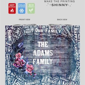 Adams Family Glitter Tumbler 3
