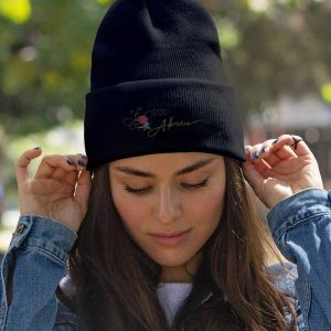 Always Bee Abreu Custom Embroidered Hat Personalized Beanie 4