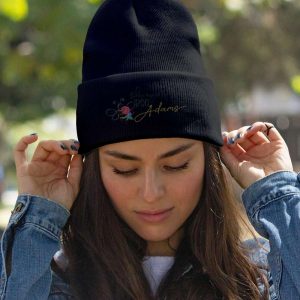 Always Bee Adams Custom Embroidered Hat, Personalized Beanie
