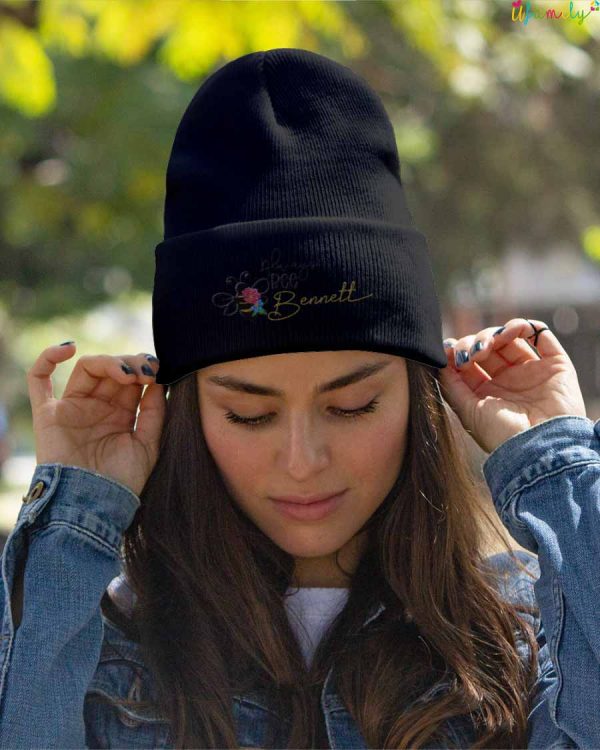 Always Bee Bennett Custom Embroidered Hat, Personalized Beanie