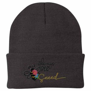 Always Bee Sneed Custom Embroidered Hat Personalized Beanie 1