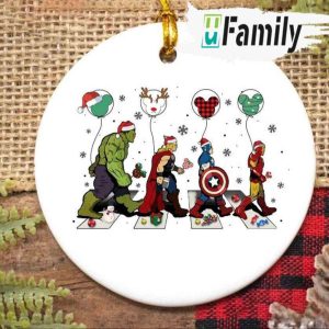 Avenger Disney Team Iron Man Thor Hulk Christmas Ornament