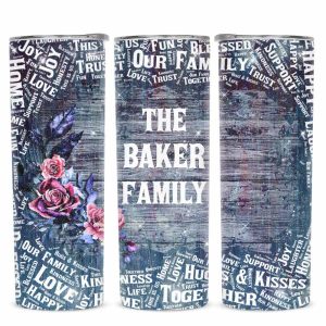 Baker Family Glitter Tumbler 2