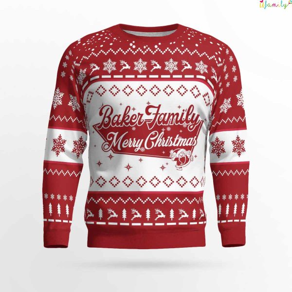 Baker Family Personalized Sweatshirts, Baker Family Gift
