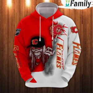Calgary Flames Gift For Halloween 3D Hoodie