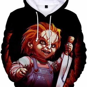 Chucky 3 Horror Casual 3D Hoodie 2