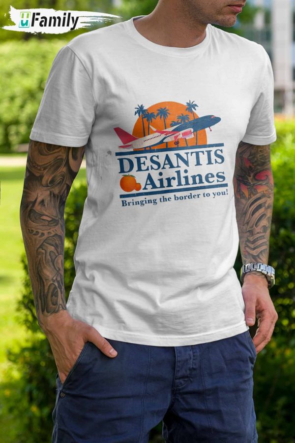 DeSantis Airlines Funny Political Meme Ron DeSantis Governor Shirt, DeSantis Airlines