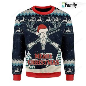 Deer Hunting Ugly Christmas Sweater