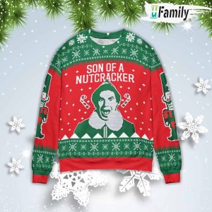 ELF Son Of A Nutcracker Ugly Christmas Sweater