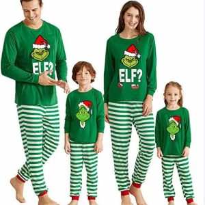 Grinch Pajamas Christmas Family Matching Set