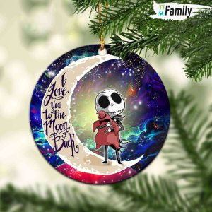 Jack Skellingtons Love You To The Moon Galaxy Ornament