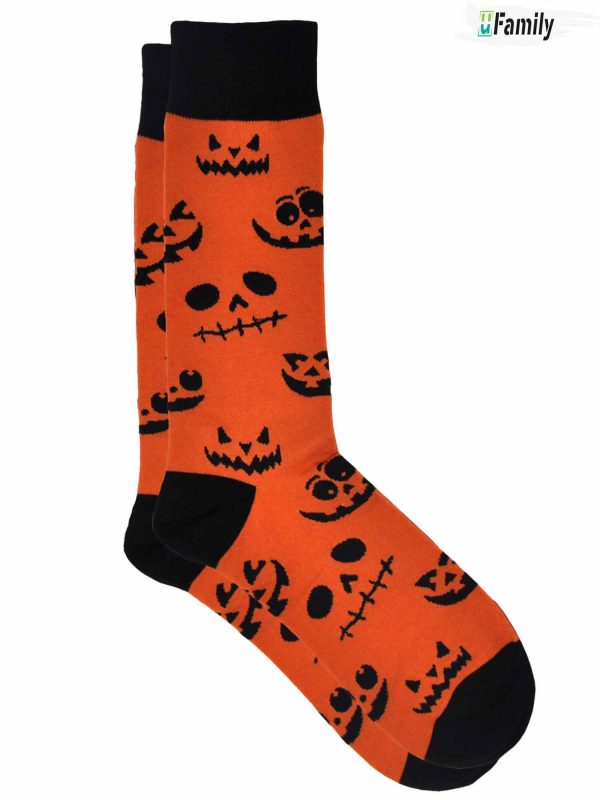 Jack o Lantern Halloween Pumpkin Socks