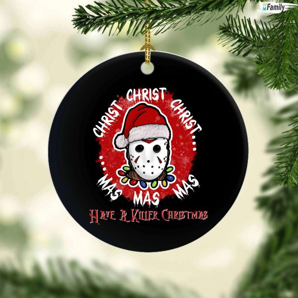 Jason Voorhees Have a Killer Christmas Ornament