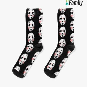 Jason Voorhees Shadow Halloween Socks
