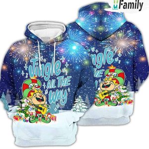Jinggle All The Way 3D Hoodie