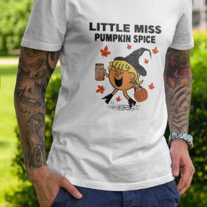 Little Miss Pumpkin Spice Halloween Shirt 1