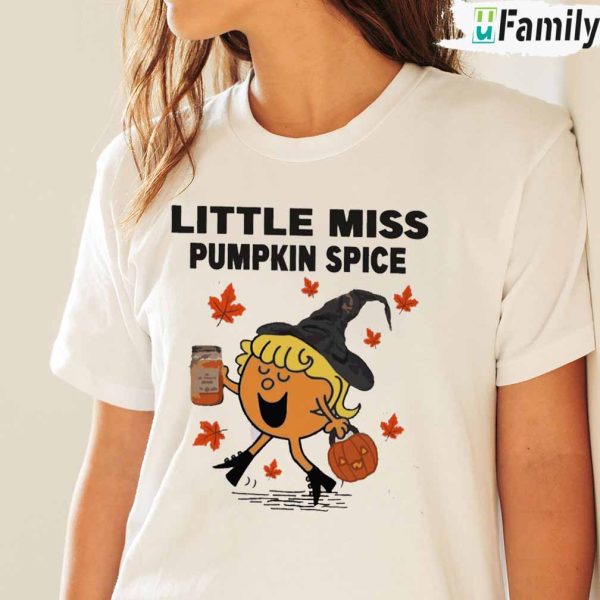 Little Miss Pumpkin Spice Halloween Shirt