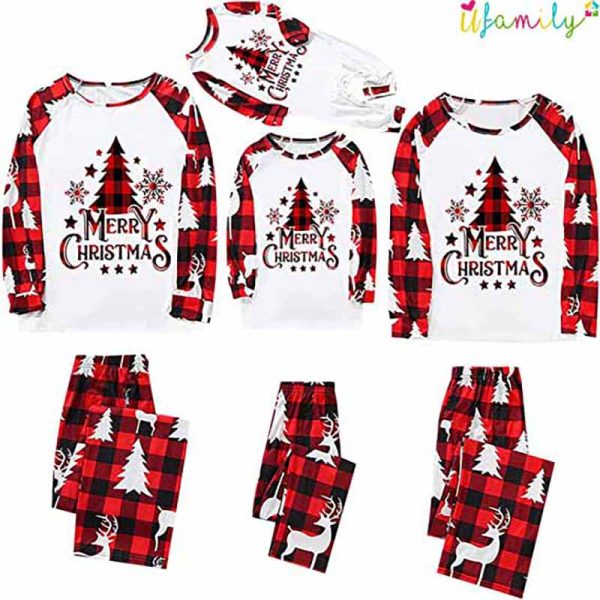 Merry Christmas Pajamas for Family Matching Set