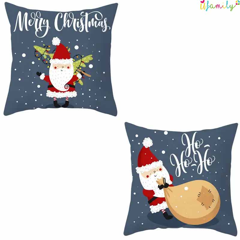 Merry Christmas Santa Claus Pillow Cases