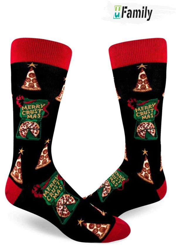Merry Crustmas Crew Socks