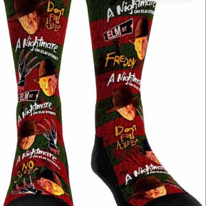 Nightmare On Elm Street Freddy Krueger Socks
