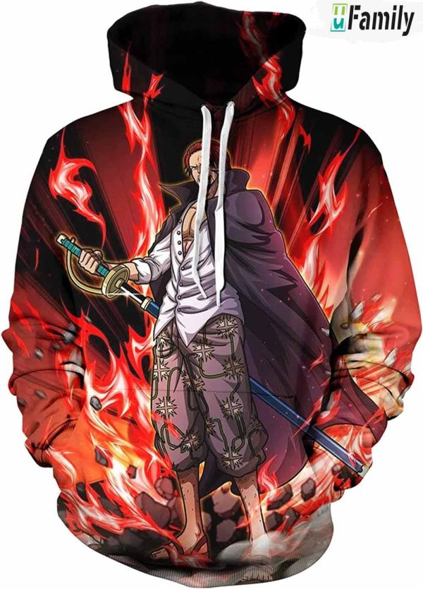 One Piece Fashion Pullover 3D Hoodie