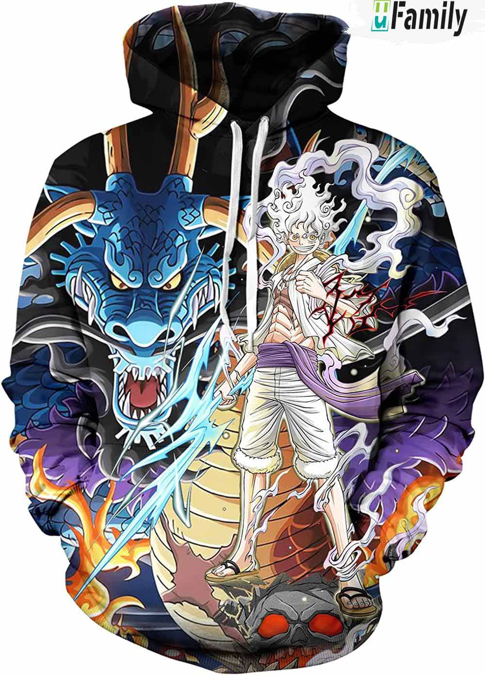 One Piece Fashion Pullover 3D Hoodie