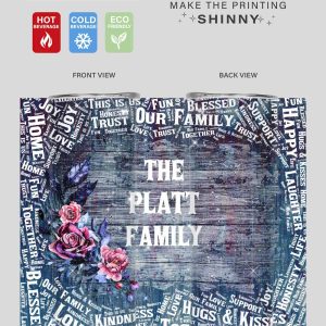 Platt Family Glitter Tumbler 3