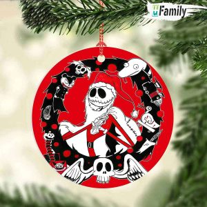 Santa Jack Skellington Nightmare Before Christmas Tree Ornament