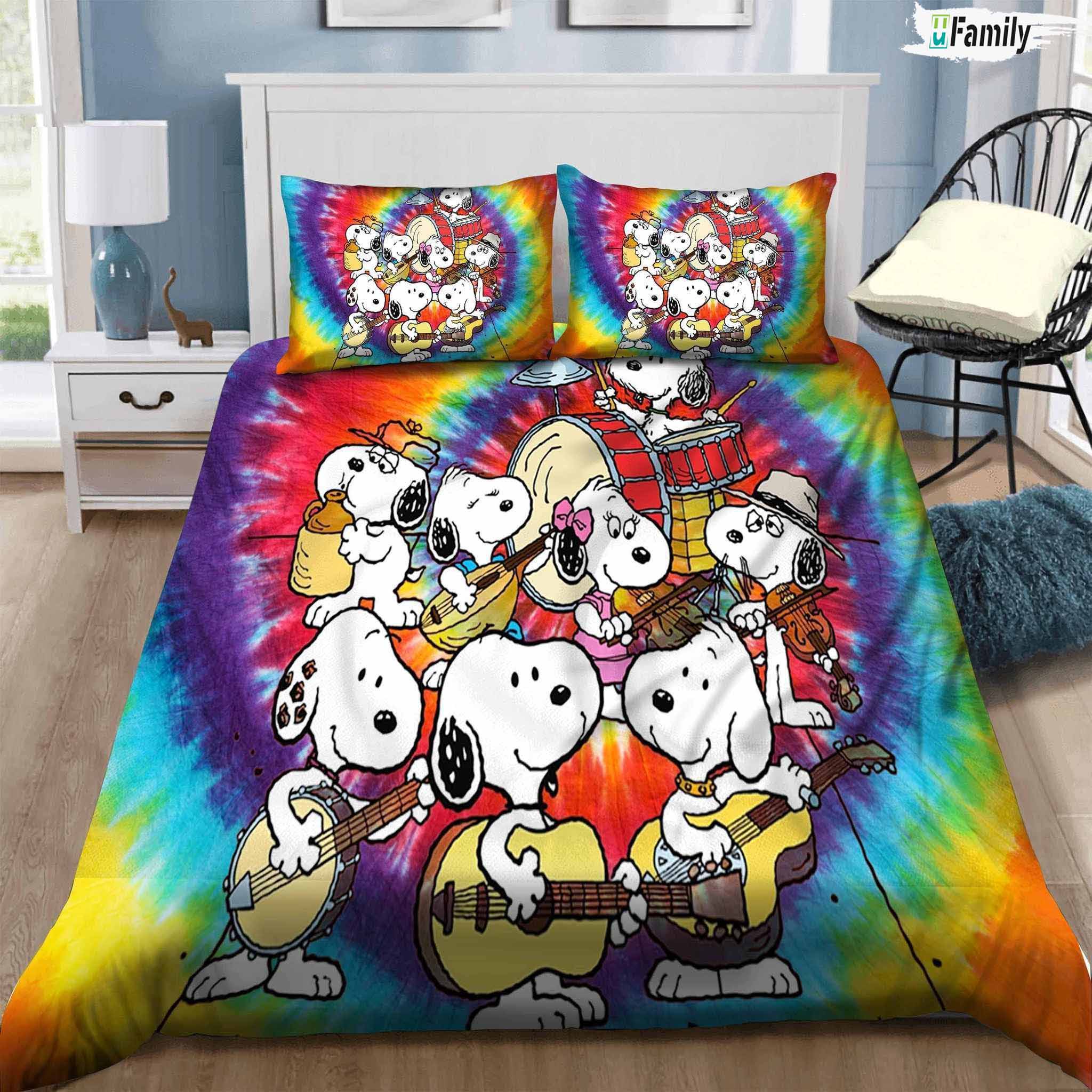 Snoopy Party Music Bedding Set
