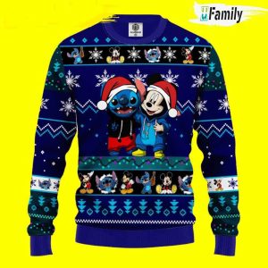 Stitch Mice Mickey Mouse Disney Christmas Ugly Sweater