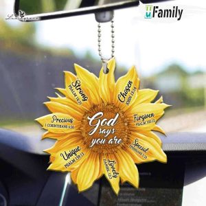 Sunflower God Says You Are Ornament