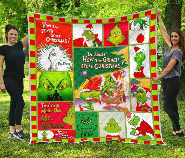 The Grinch Stole Christmas Blanket For Christmas