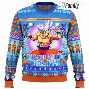 Ultra Instinct Goku Dragon Ball Super Ugly Sweater