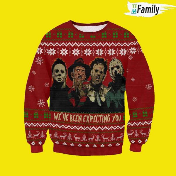 We Are Been Expecting you Horror Characters Ugly Sweater