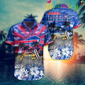 Beach Tropical Bufalo Bills Lover Hawaiian Shirt 2