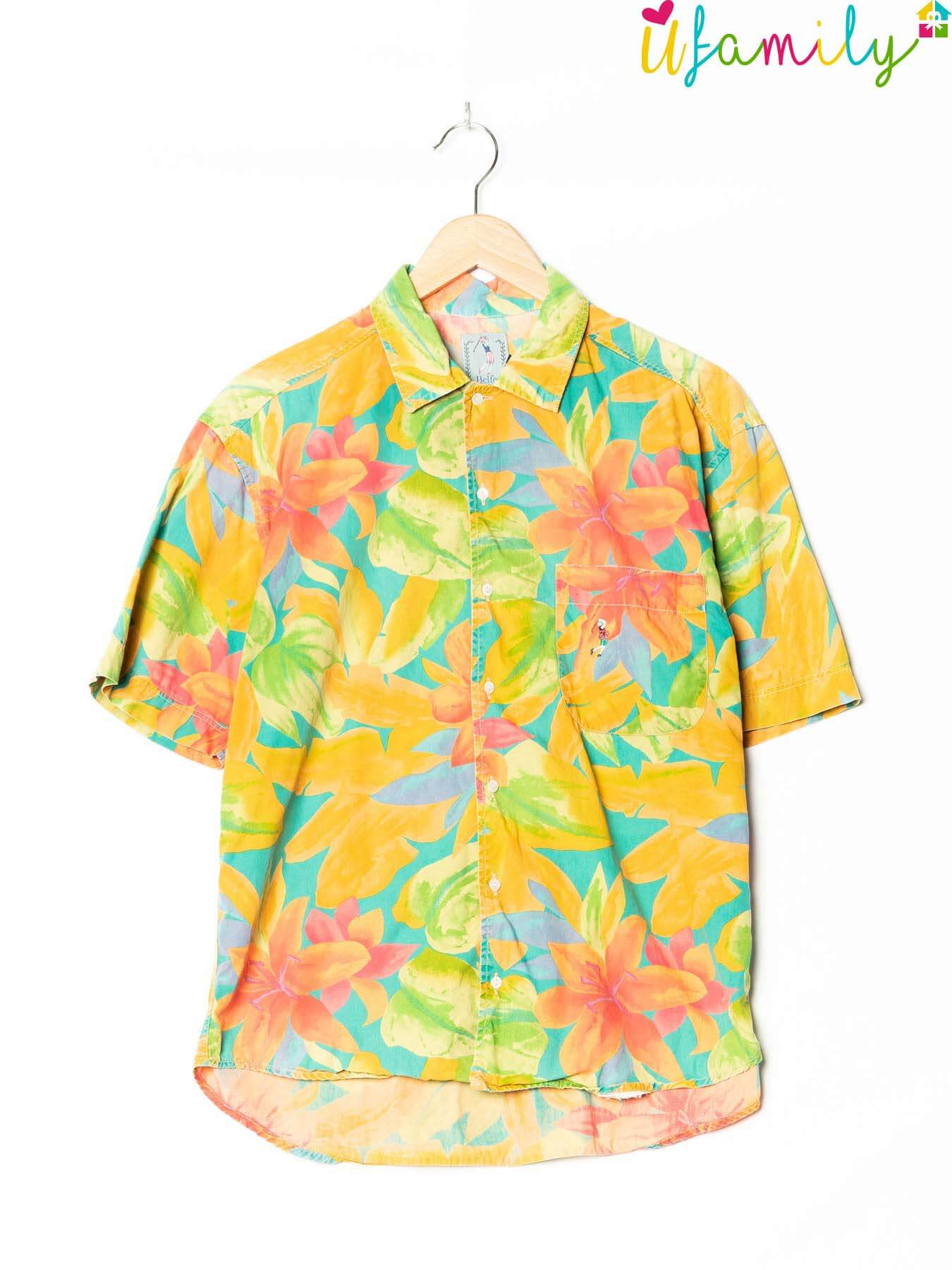 Belfe Mixed Colours Vintage Hawaiian Shirt