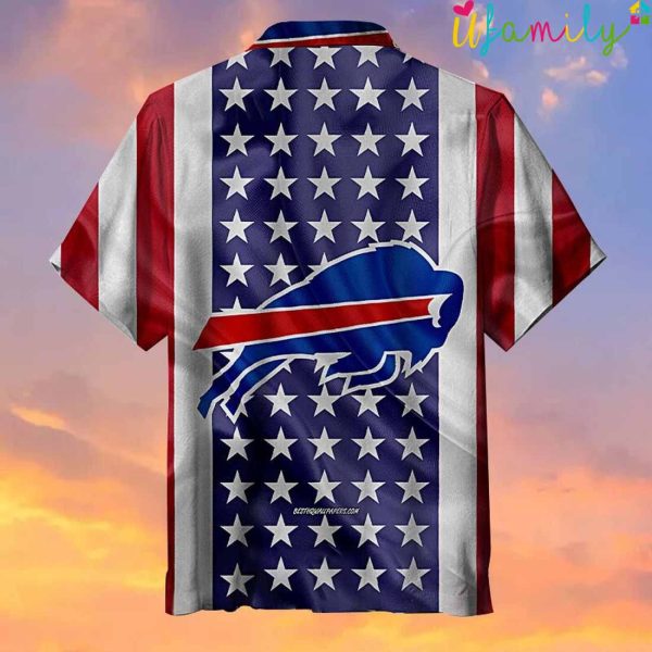 Buffalo Bills American Flags Hawaiian Shirt