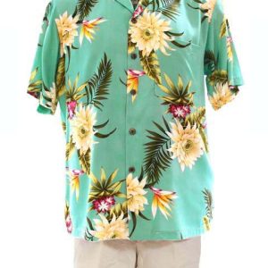 Ceres Green Hawaiian Shirt Men