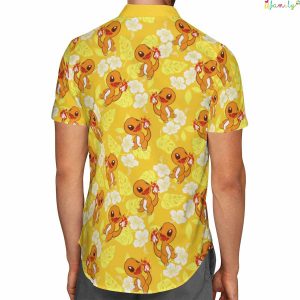 Charmander Beach Hawaiian Pokemon Shirt 3 1