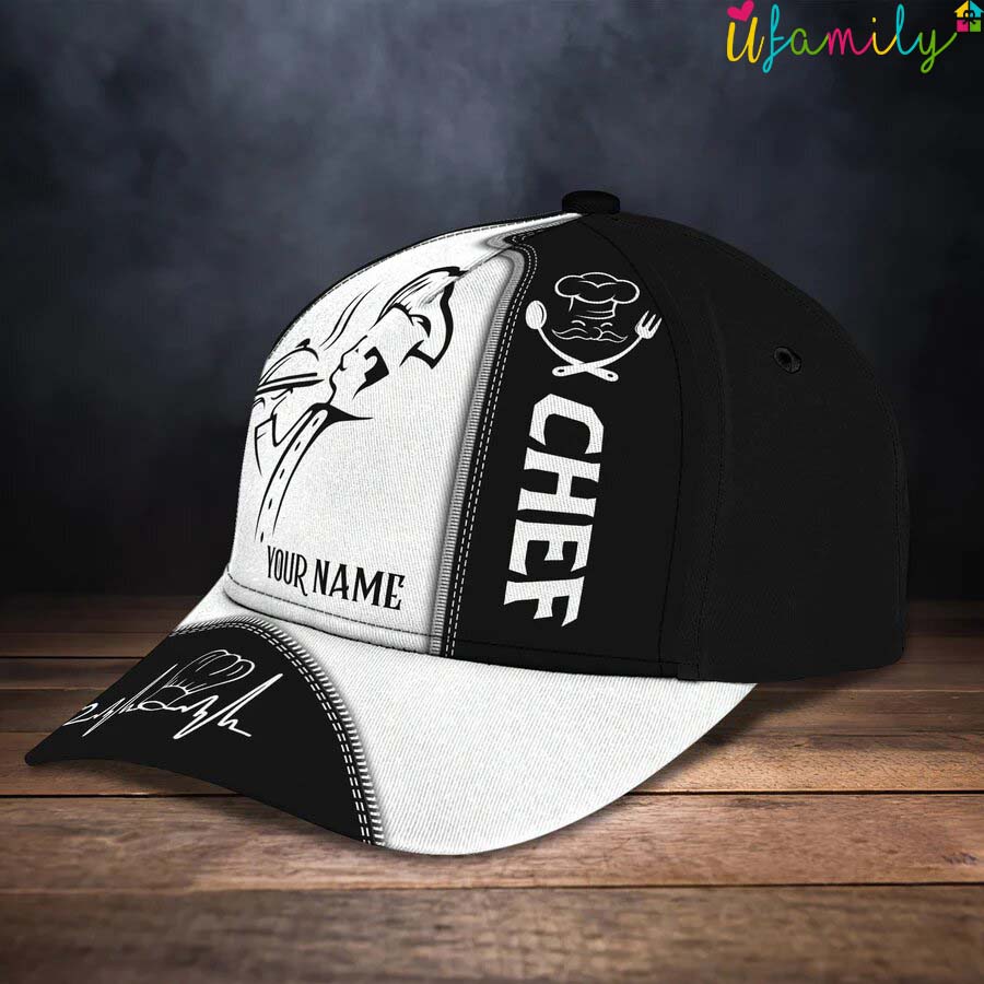 Chef Personalized Name Cap